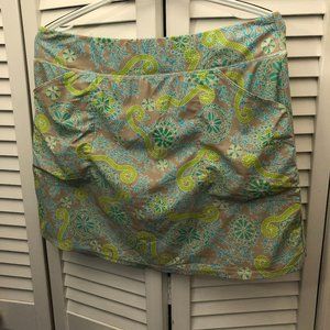 Southwind green tan skort, M